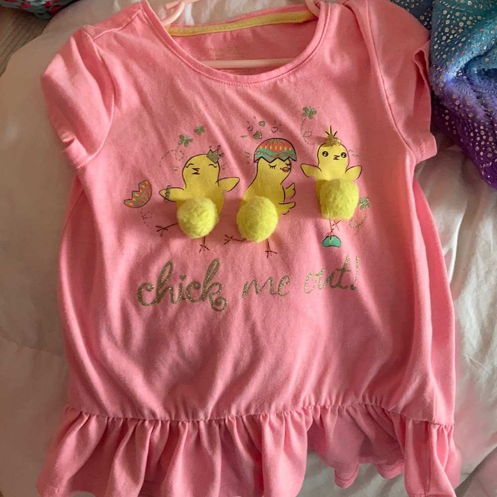 Sparkly Chick me out tee. Size 6 Cynthia Rowly